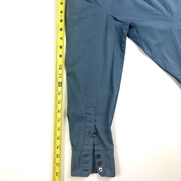 COVINGTON Petite B/D V-Neck Collared Blouse, LP/GP - Picture 7 of 8